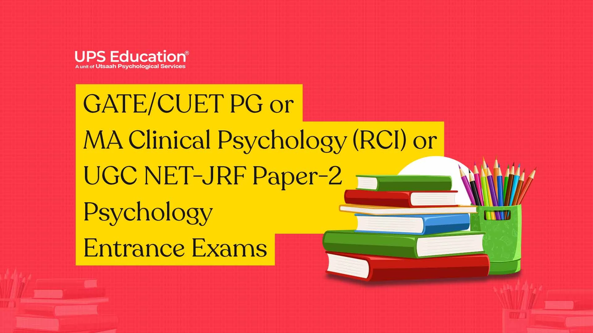 Notes for GATE / CUET PG OR MA Clinical Psychology(RCI) OR UGC NET-JRF Paper-2 Psychology Entrance exams